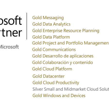 ¡Seguimos creciendo! Nuevas Competencias Microsoft Gold