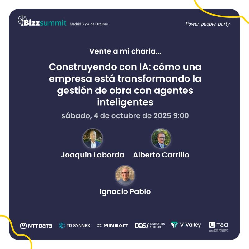 Ponencia IA Obra Ayesa Bizz Summit